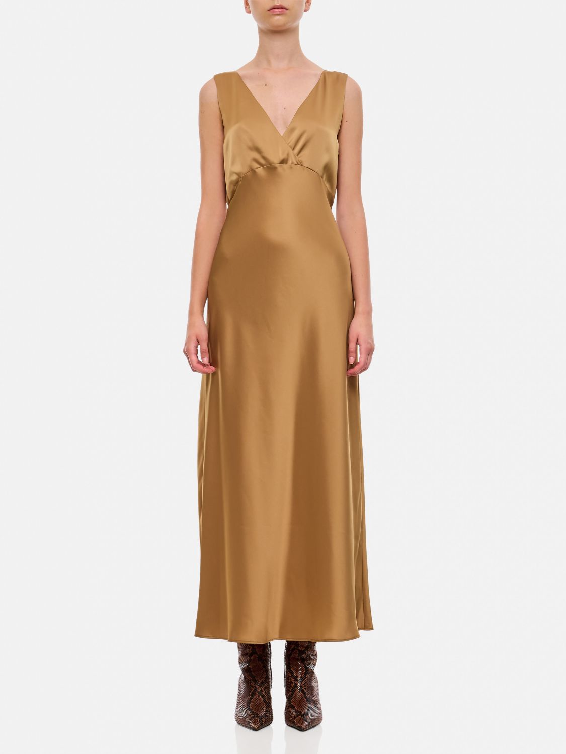 Giglio Abito Max Mara in raso Outlet