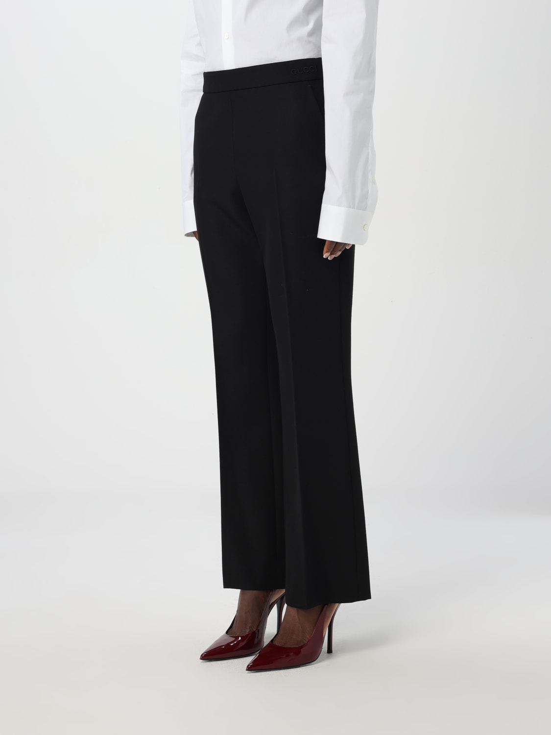 Giglio Pantalone Gucci in lana Vendita Calda