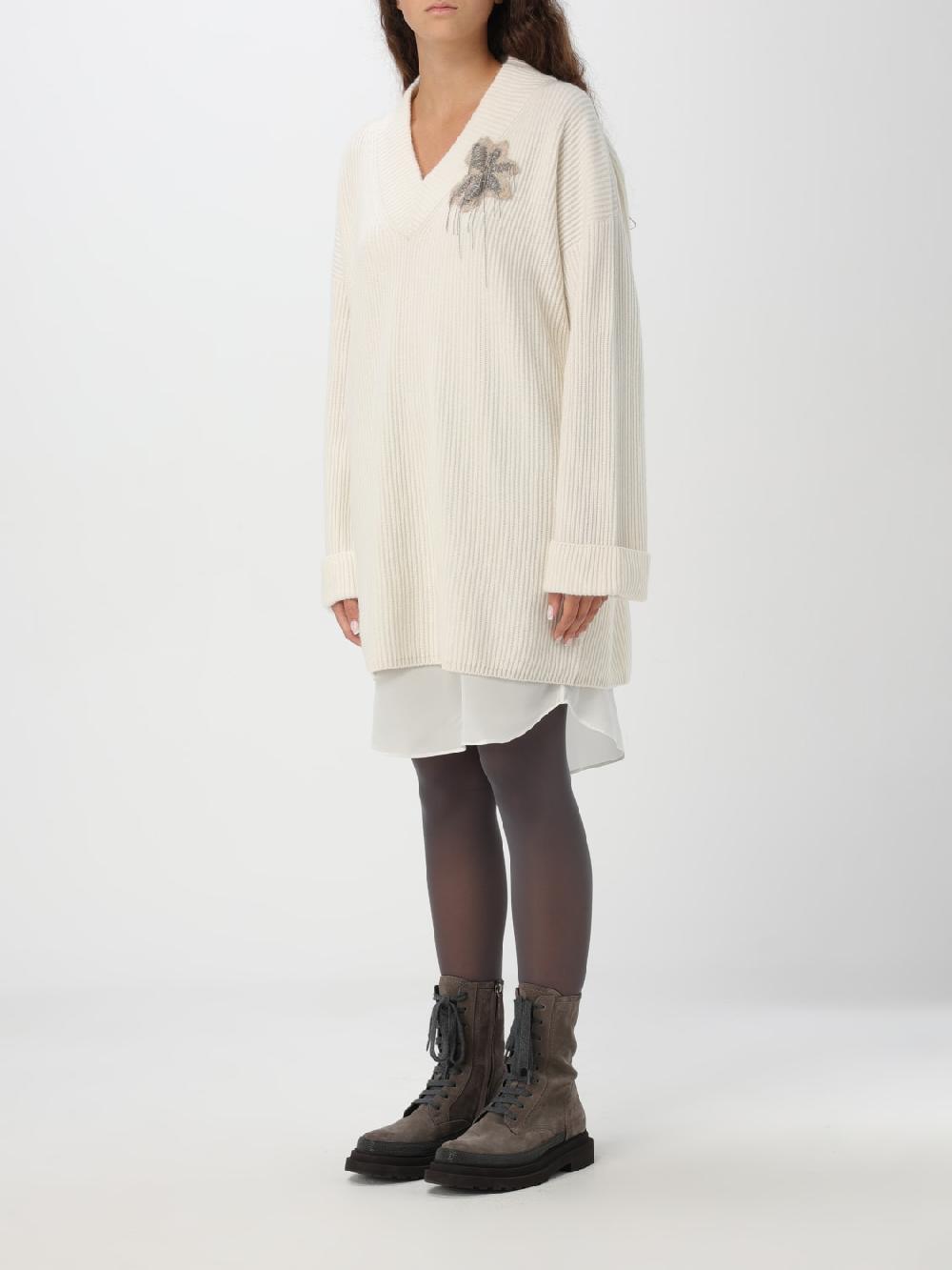 Giglio Abito Brunello Cucinelli in cashmere Spedizione gratuita