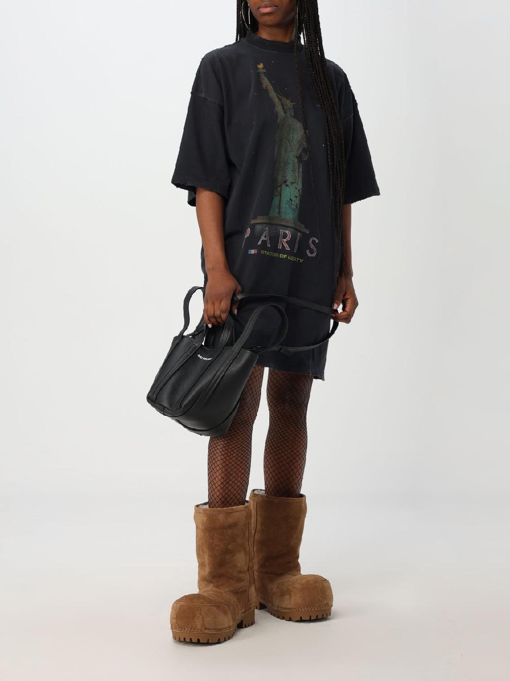 Giglio Abito Balenciaga in cotone con stampa Shopping online