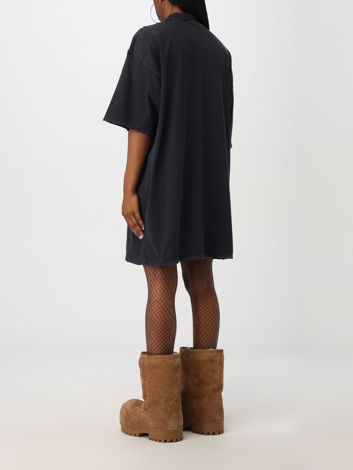 Giglio Abito Balenciaga in cotone con stampa Shopping online