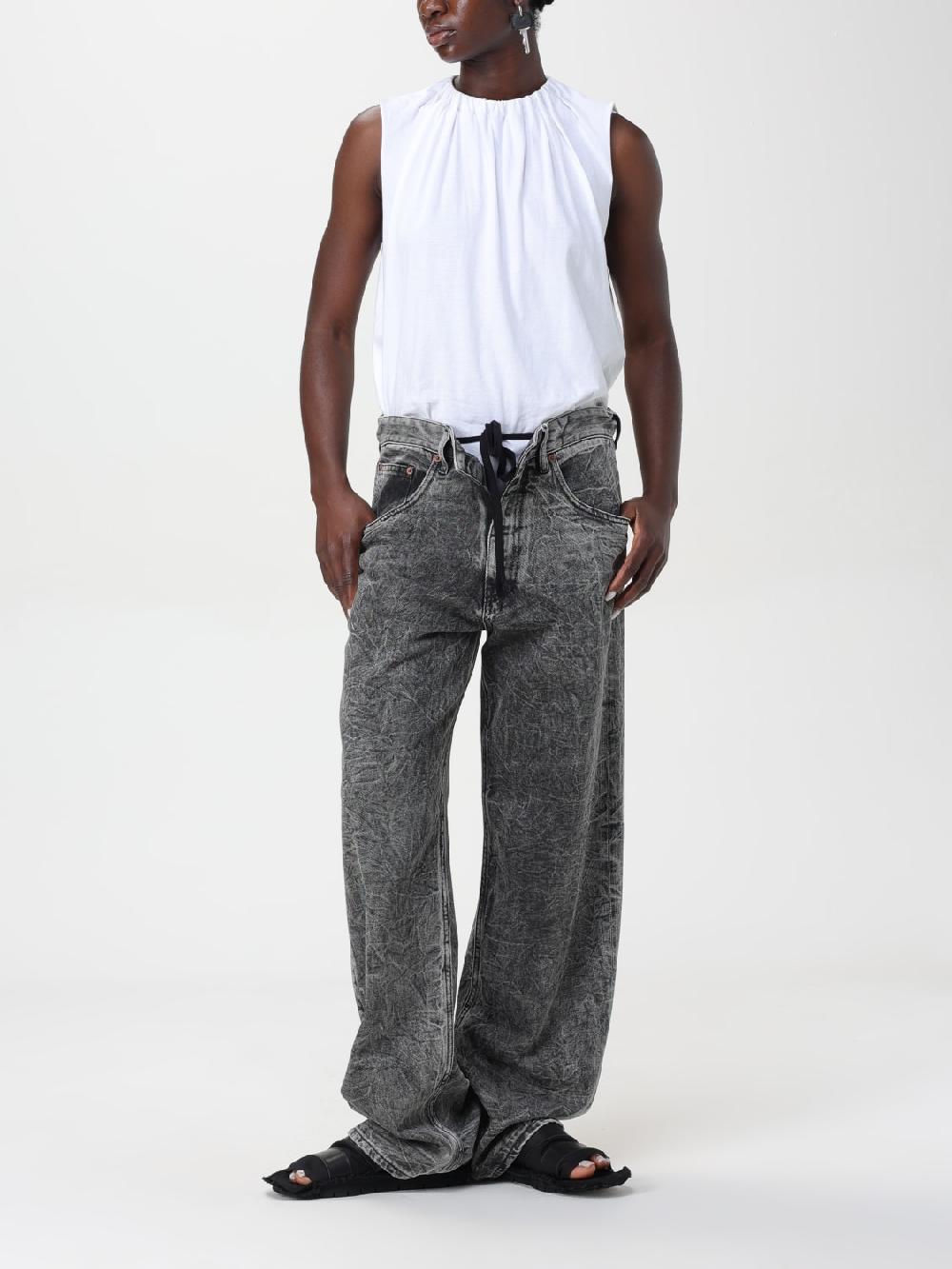 Giglio Jeans usurato Mm6 Maison Margiela Spedizione Gratuita