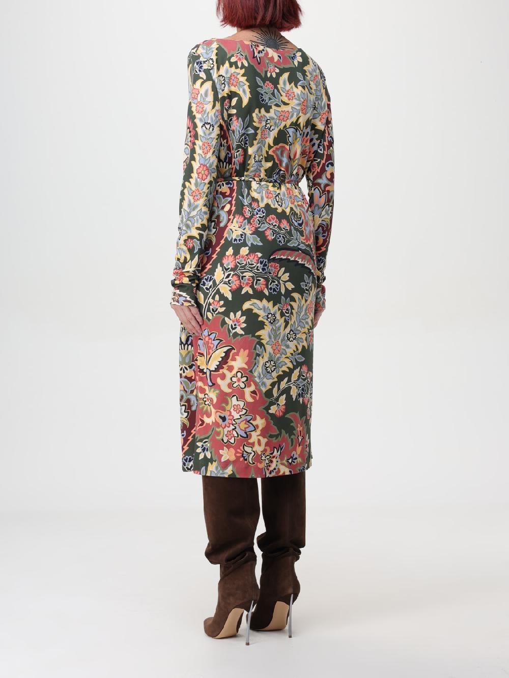 Giglio Abito Paisley Etro in viscosa Consegna Veloce